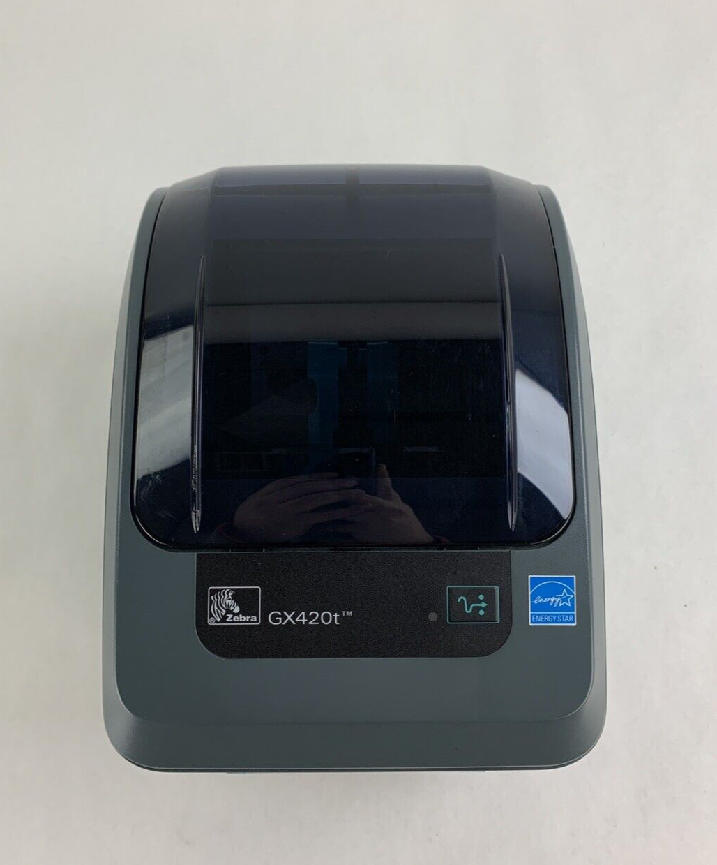 Zebra GX420T Direct Thermal Label Printer Aging Print Head Missing Roller Parts