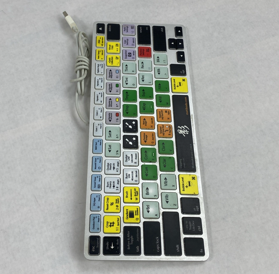 Apple A1242 Motibodoboard V2.00LR Adobe Lightroom keyboard