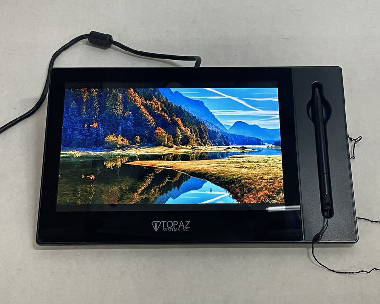 Topaz TD-LBK101VA-USB-R USB Signature Terminal Power Tested