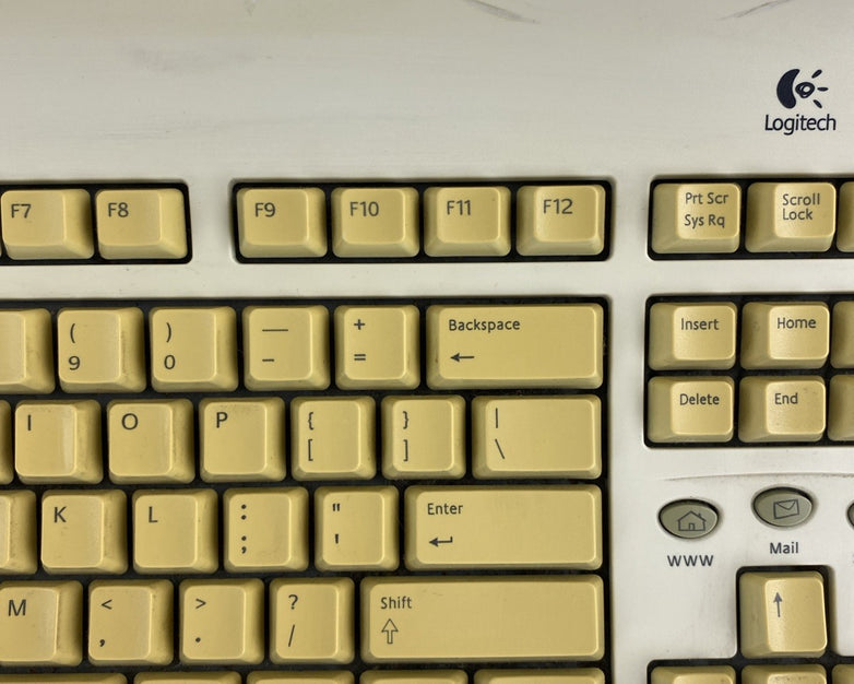 Logitech Y-SG13 PS/2 104-Key QWERTY Wired Membrane Keyboard