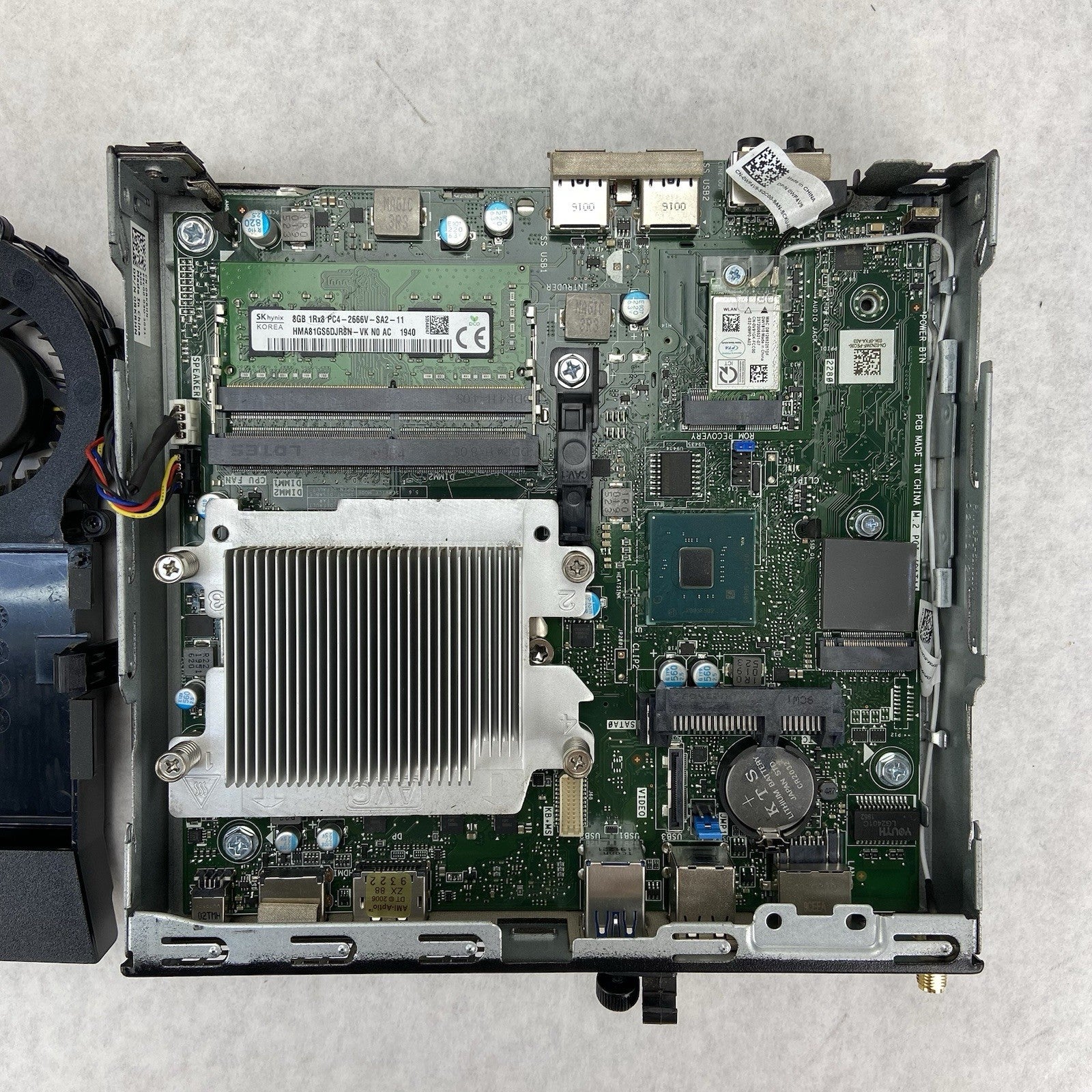 Dell Optiplex 3070 Micro Intel core i5-9500T 2.2GHz 8GB RAM w/AC No HDD/OS10