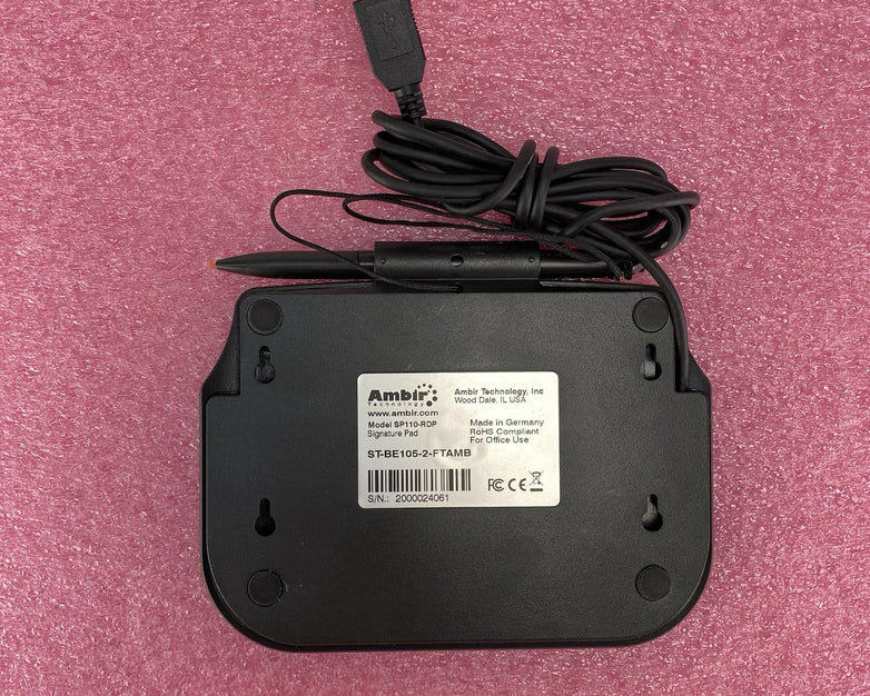 Ambir Technology SP110-RDP Signature Pad Tested