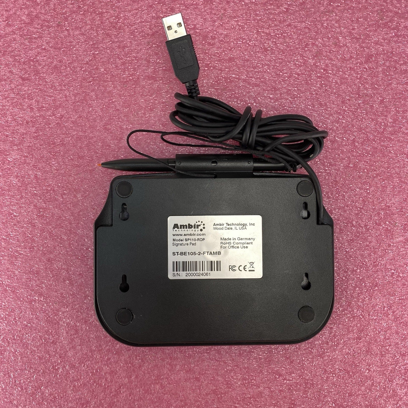 Ambir Technology SP110-RDP Signature Pad Tested