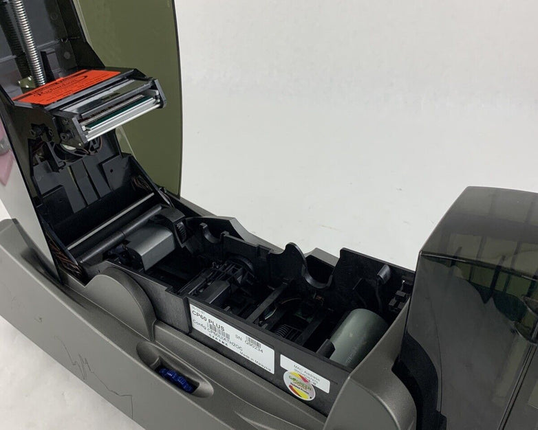 Datacard CP60 Plus Thermal ID CARD Printer For Parts  Magstrip Error MS-01410
