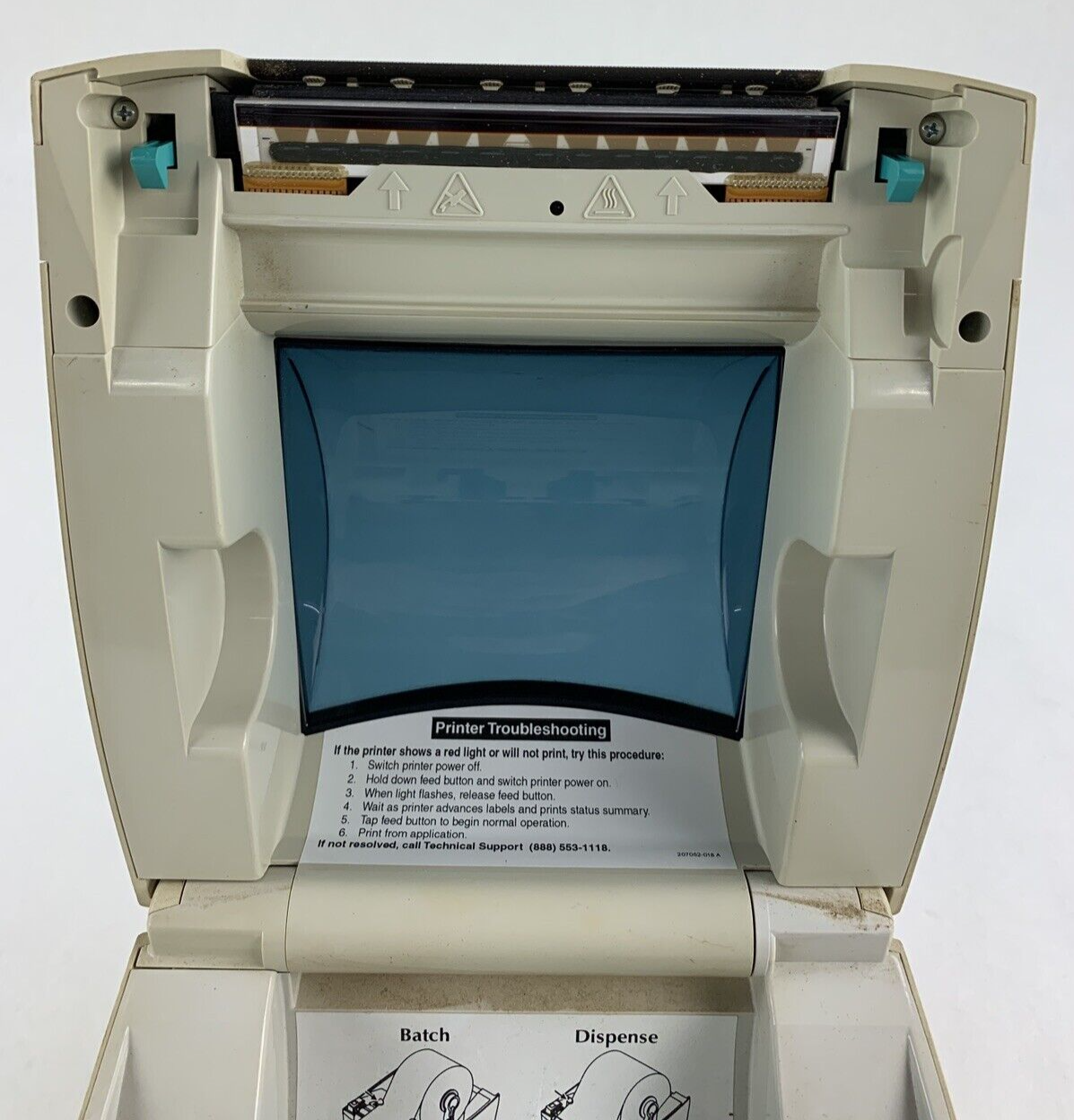 Zebra Eltron  LP 2844 CTP Label Thermal Printer UPS  Tested Bad Serial Port