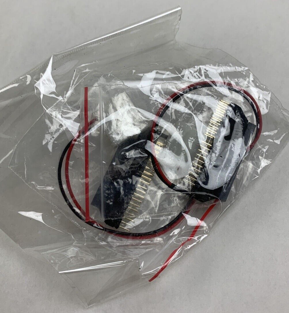 Unbranded 2.5" 44-Pin to 3.5" 40-Pin IDE Hard Drive Cable Adapter Lot of 2x New
