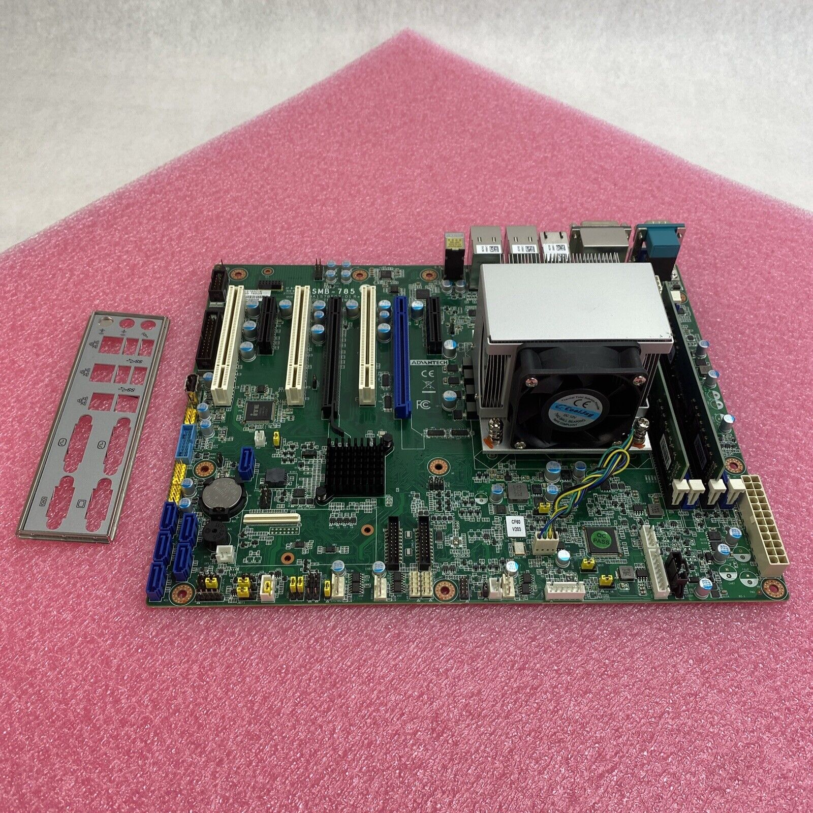 Advantech ASMB-785 Motherboard Intel Core i5-6500 3.2GHz 32GB RAM w/Shield