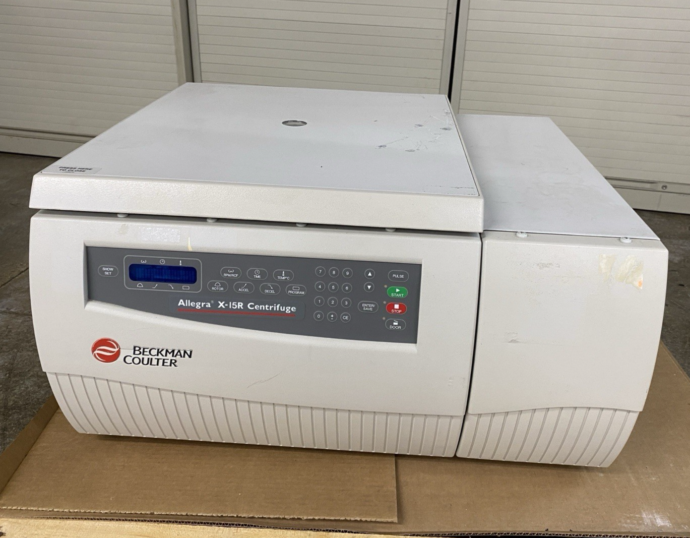 Beckman Coulter Allegra X-15R Refrigerated Centrifuge - S7 Sytem Error