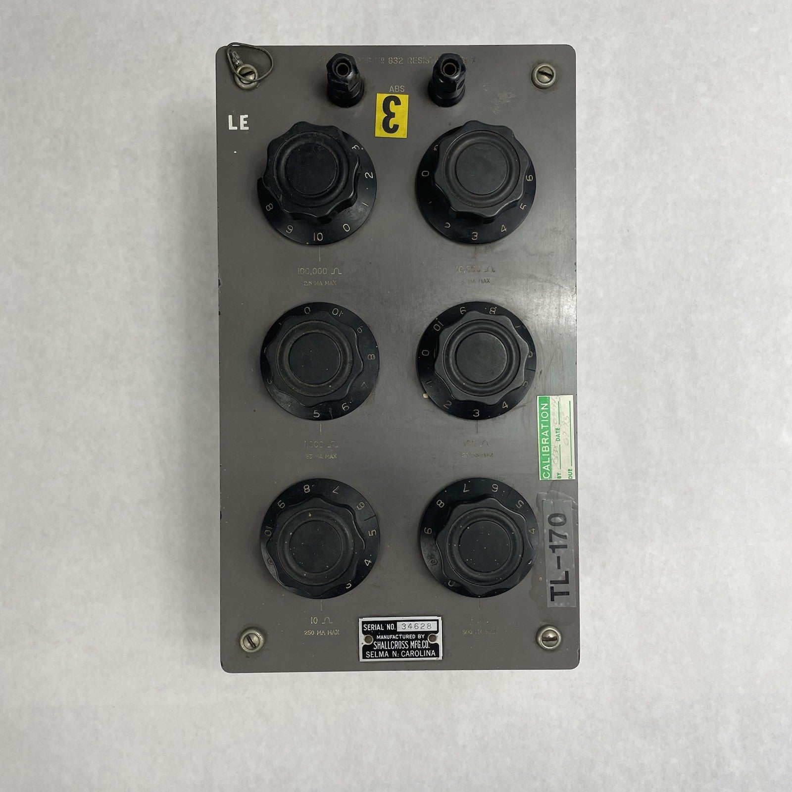 Hallcross No 830 Resistance Box Untested