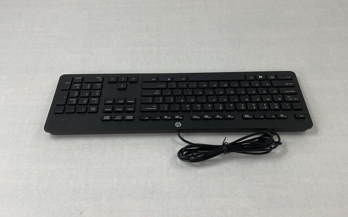 Lot of 3 HP KBAR211 USB Slim Keyboard Tested