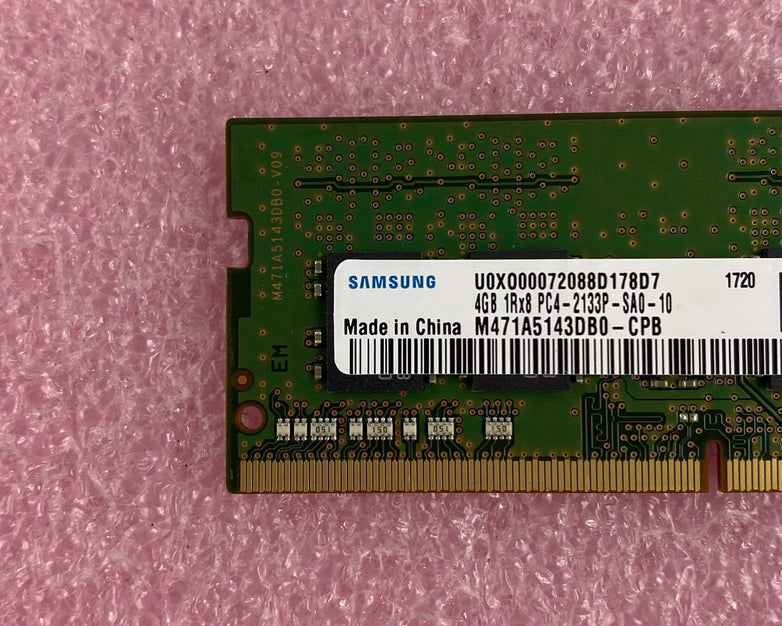 Samsung M471A5143DB0-CPB X2 4GB 1Rx8 PC4-2133P-SA0-10 Computer Ram Lot of 2