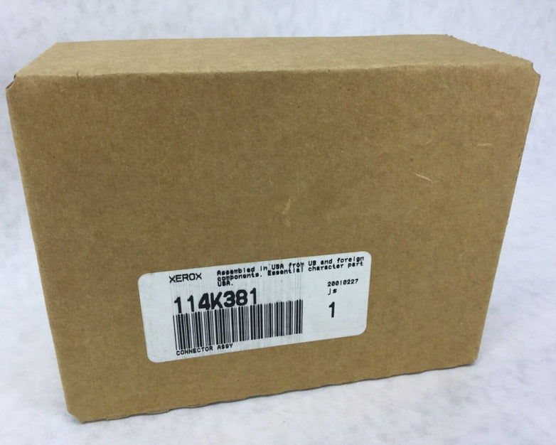 Genuine XEROX 114K381 Connector Assembly NEW in Sealed Box