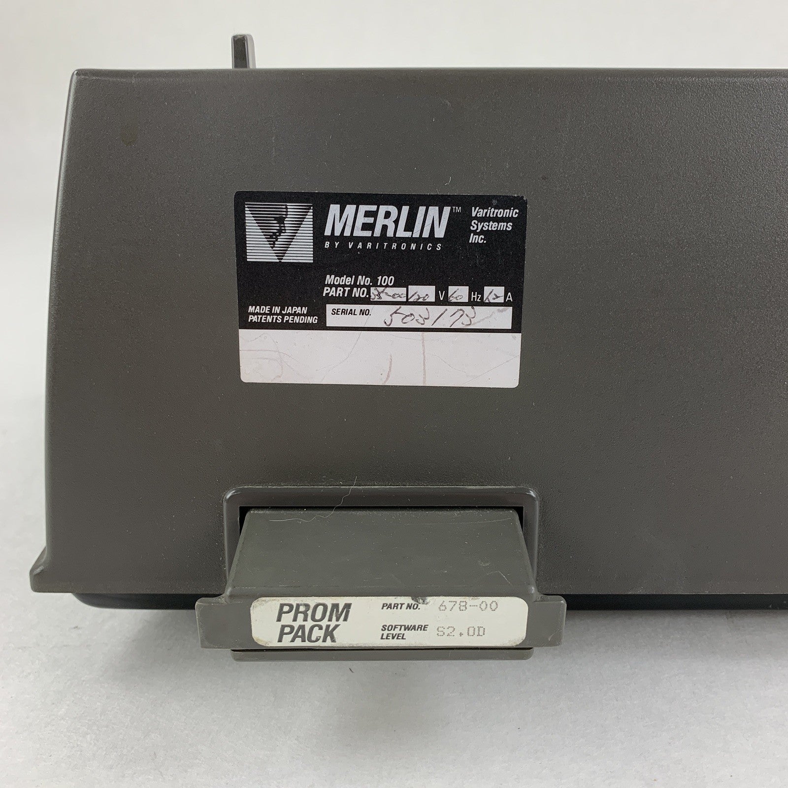 Merlin 100 by Varitronics Video Tape Equipment Bad Roller Powers On