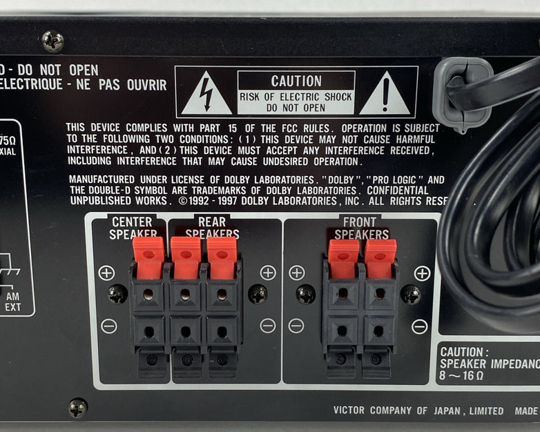 JVC RX-6010V Audio/Video Control Receiver No Remote