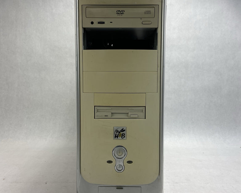 Unbranded Beige Mid Tower Computer Case HugeBee CTX400WCE 400W ATX PSU