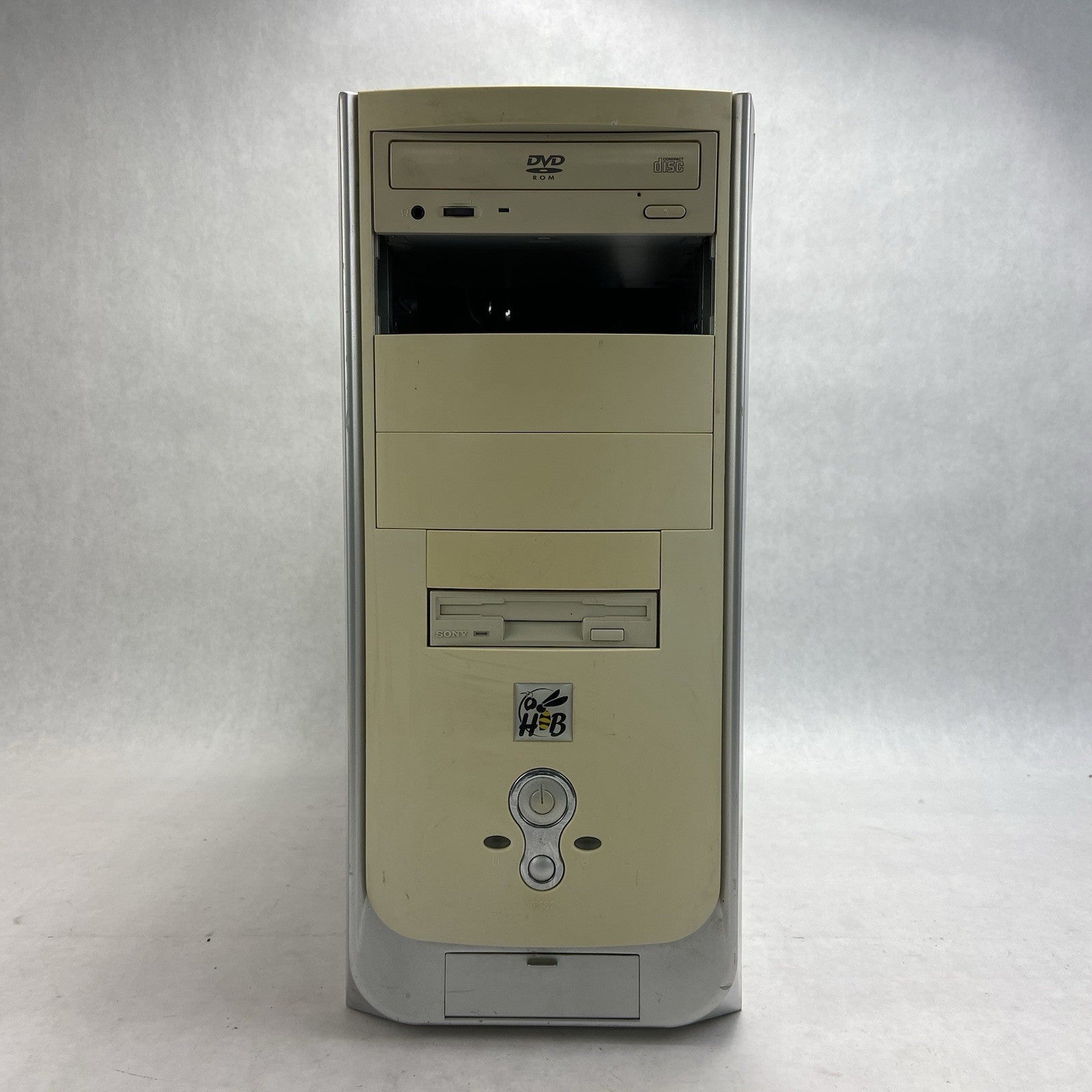 Unbranded Beige Mid Tower Computer Case HugeBee CTX400WCE 400W ATX PSU1