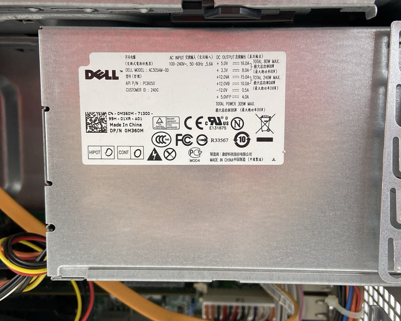 Dell Optiplex 760 MT Intel Core 2 Duo E7400 2.8GHz 2GB RAM No HDD No OS
