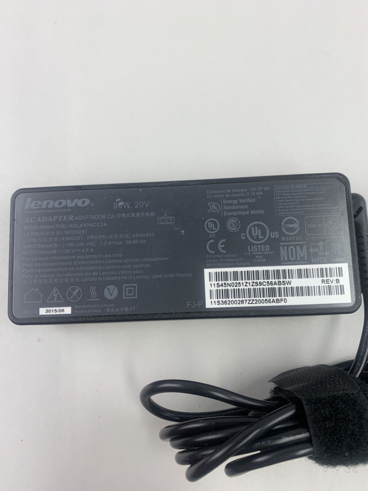 Mixed Lot of 4 Lenovo ADLX90NCC2A ADLX90NLC2A ADLX90NDC3A AC Adapter