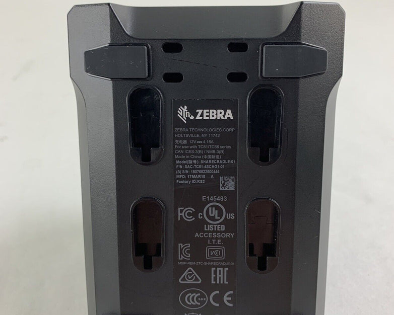 Zebra SAC-TC51-4SCHG1-01 Sharecradle-01 4-Slot Battery Charger Power Tested