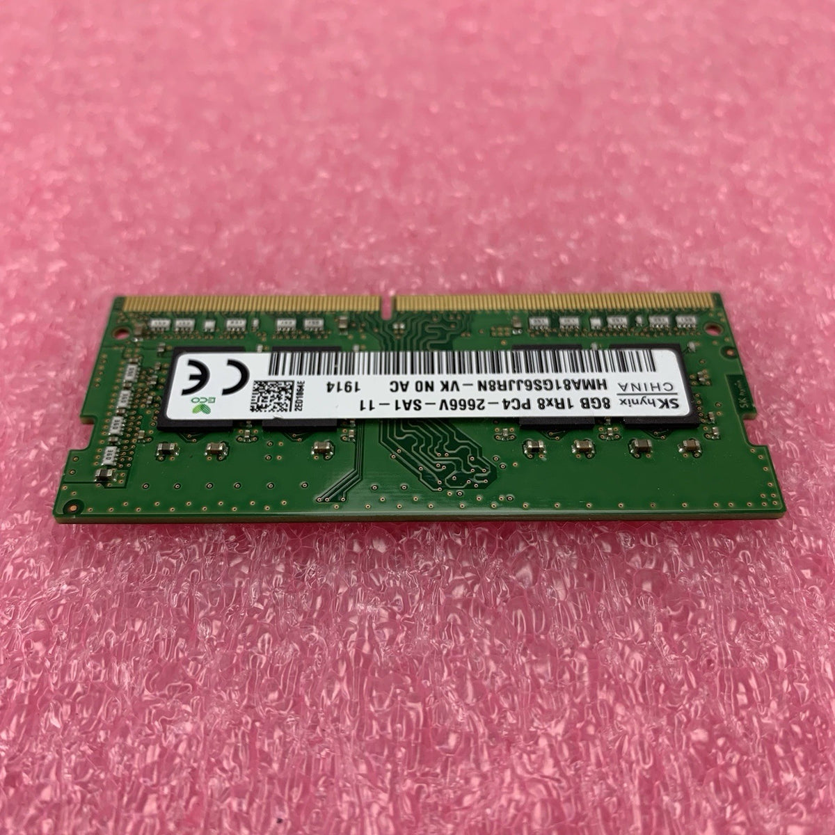 SK Hynix HMA81GS6JJR8N-VK PC4-2666V-SA1-11 8GB 1Rx8 Desktop Memory RAM3