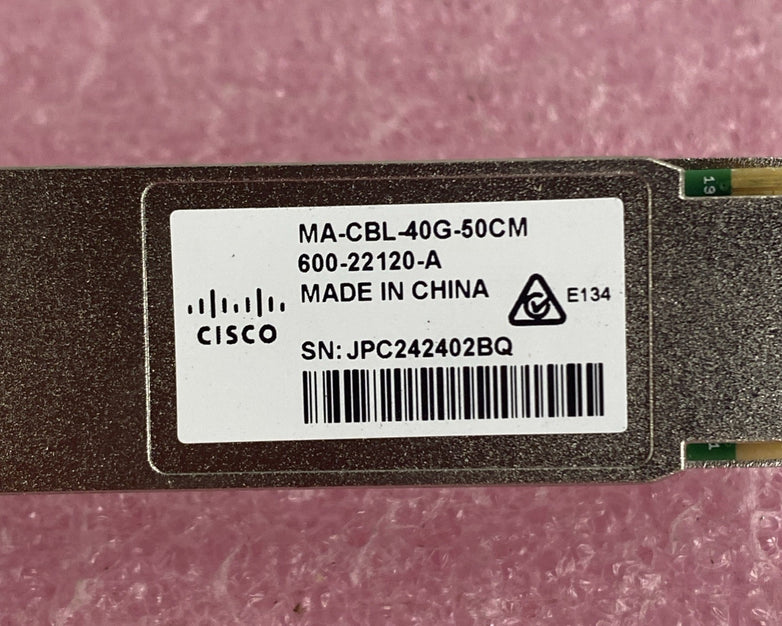 Cisco Stacking Cable MA-CBL-40G-50CM 600-22160- A Lot of 5
