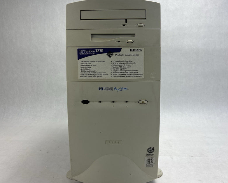 HP Pavilion 7270 MT Intel Pentium 166MHz 48MB RAM No HDD No OS
