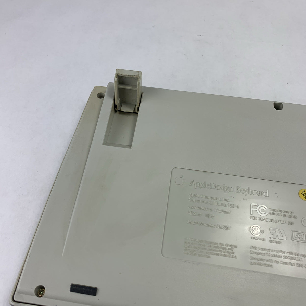 Vintage Apple Design M2980 Keyboard with Editor Key Overlay - Parts or Repair3