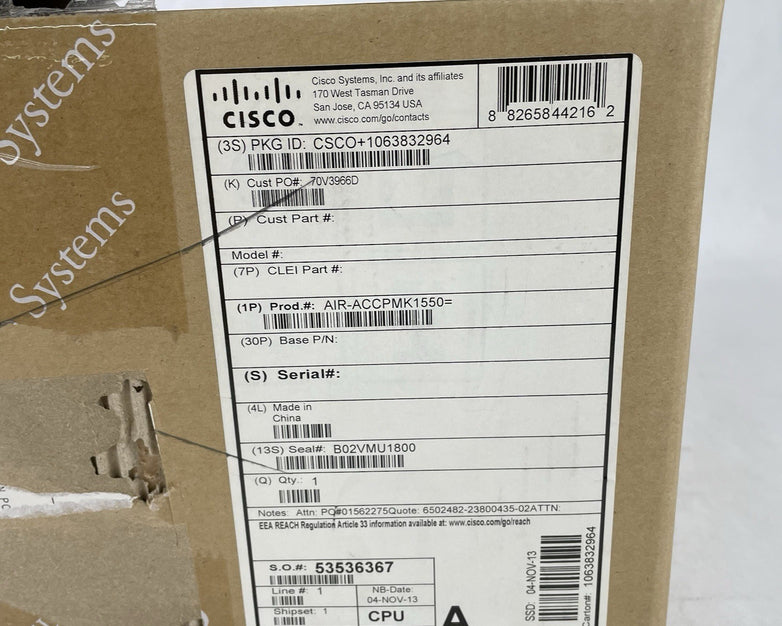 Cisco AIR-ACCPMK1550 Aironet 1550 Outdoor Access Point Pole-Mount Kit