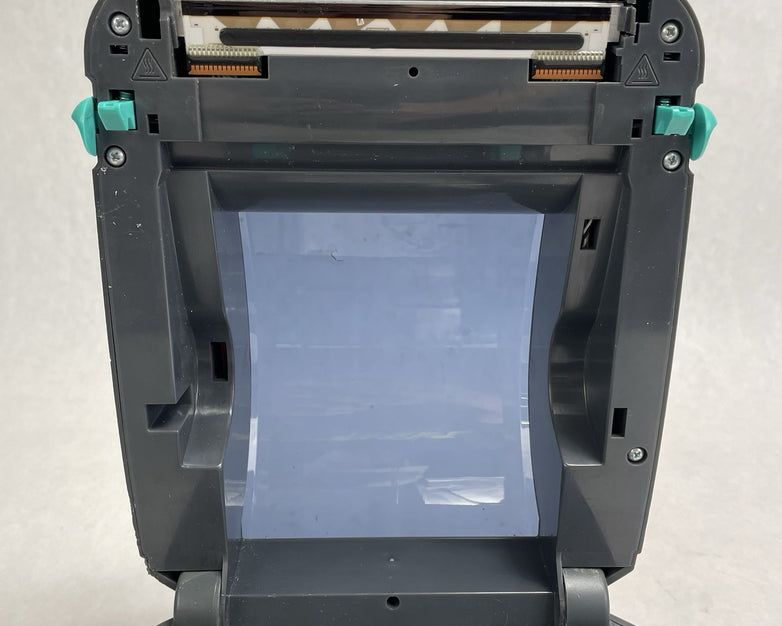 Zebra GX420t USB Thermal Transfer Label Printer Tested Missing Back Panel