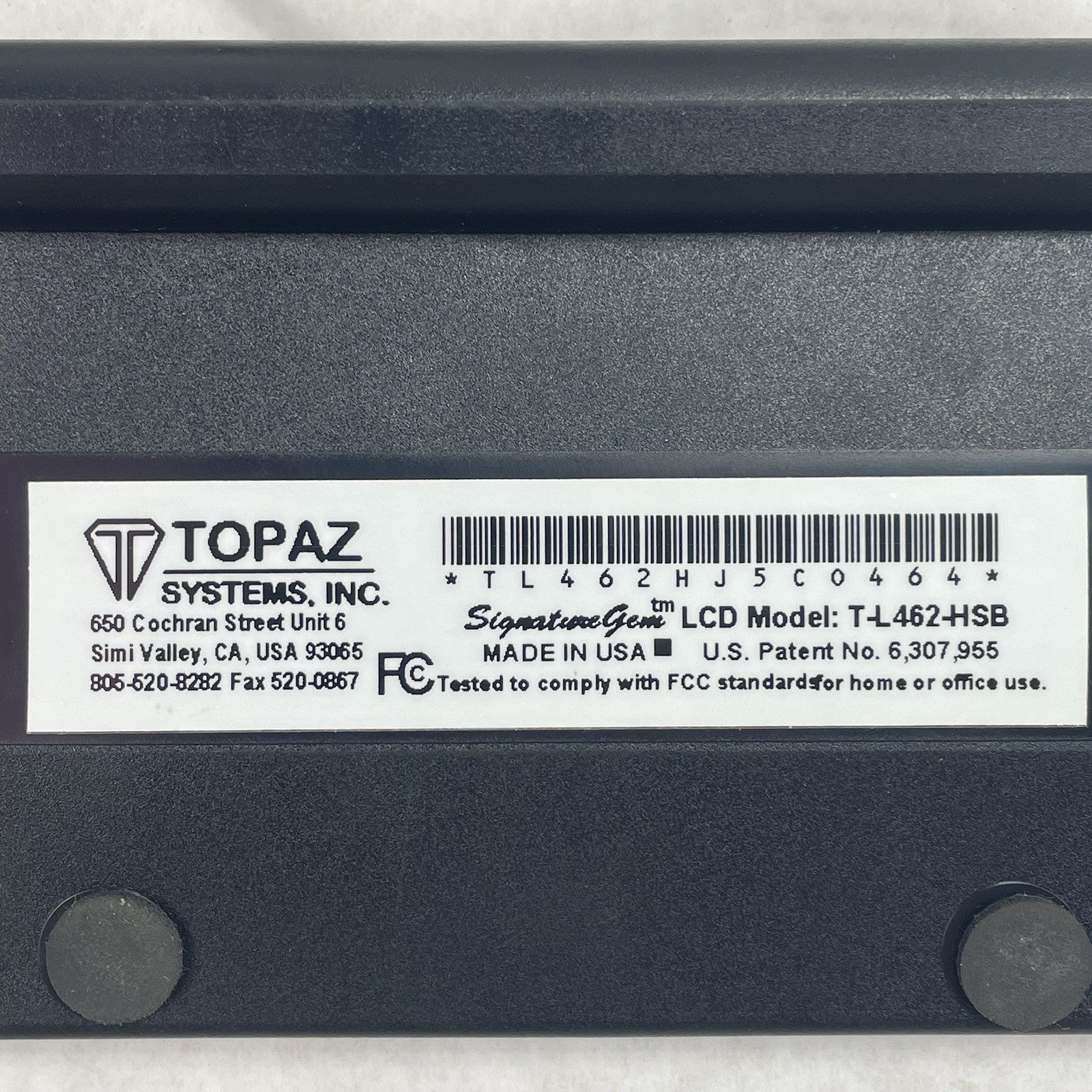 Topaz T-L462-B-R LCD Signature Pad For Parts