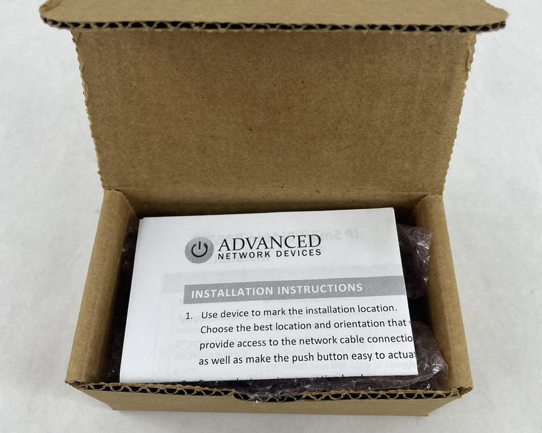 Advanced Network Devices Smart IP Panic Button IPBTN-DIS - Untested