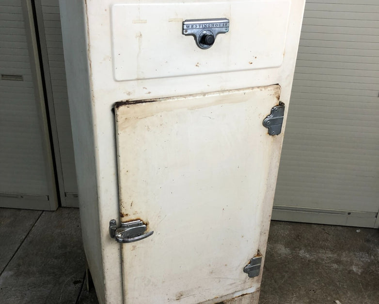 Vintage Westinghouse Refrigerator Fridge Ice Box 24" x 24" x 57"