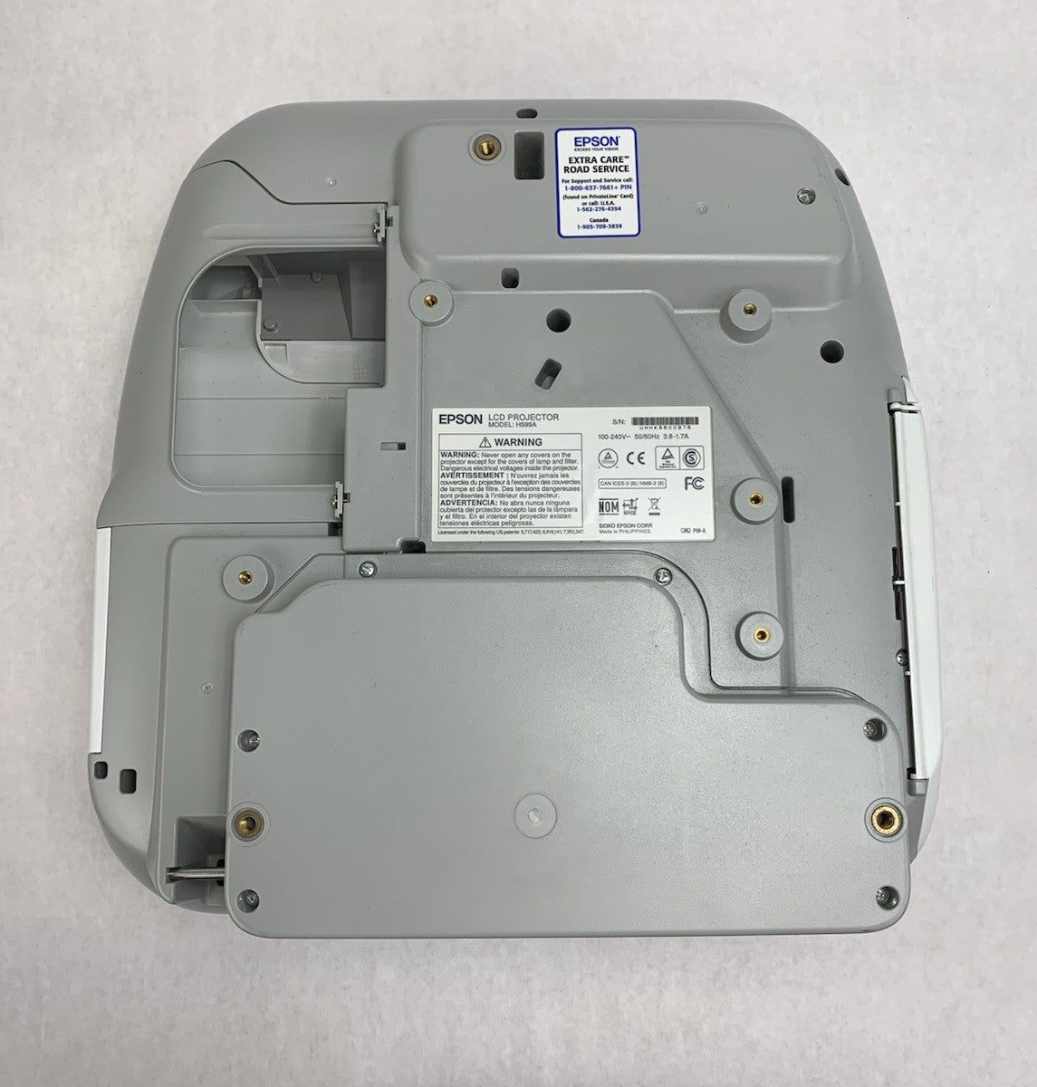 Epson H599A BrightLink 595Wi LCD Lamp Projector 1870 Lamp Hours No Remote6