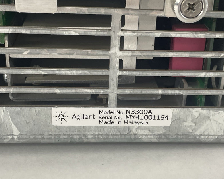 Agilent N3300A Electronic Load Mainframe 3x N3304A Module May Need Calibration