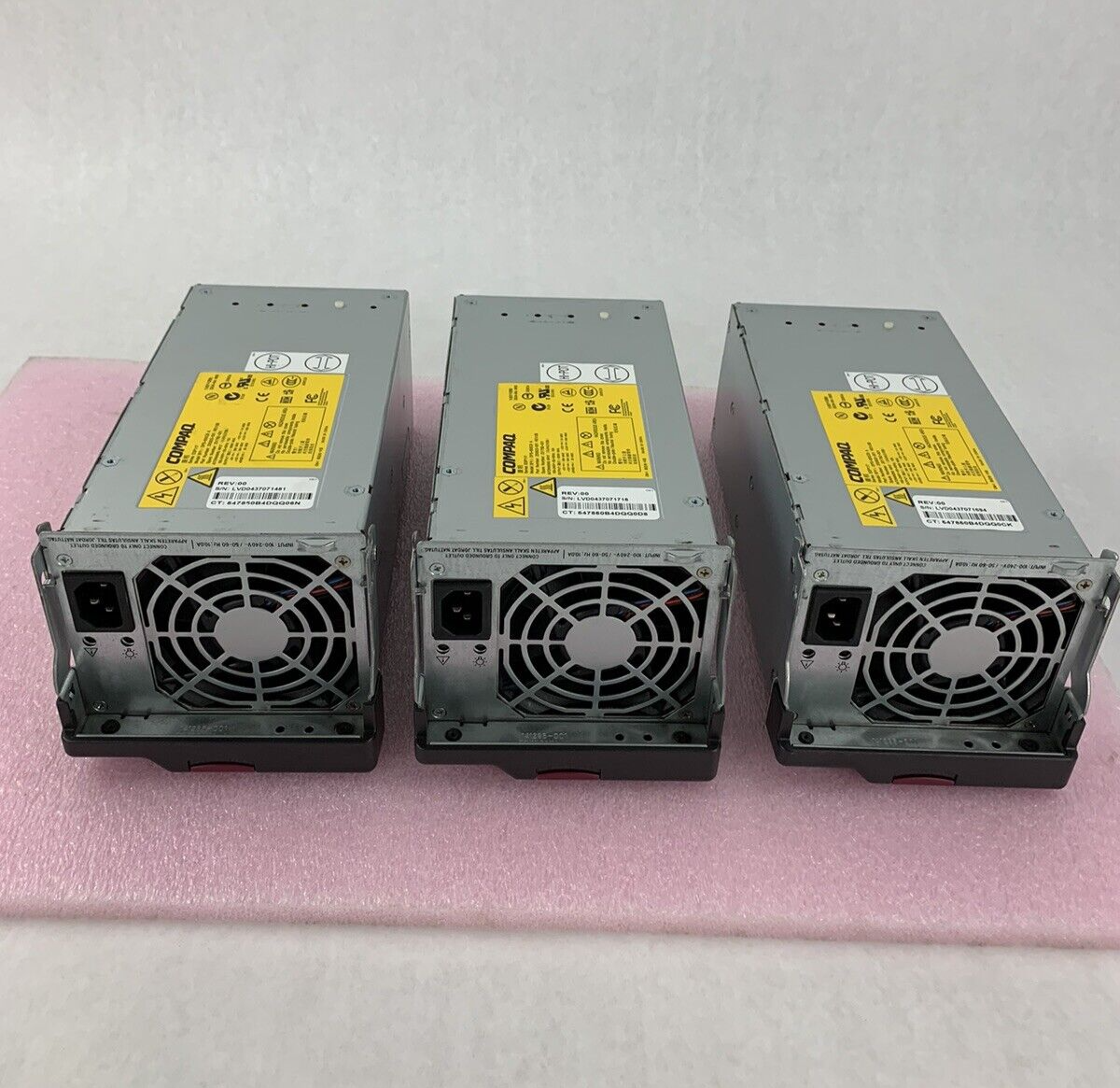 COMPAQ DPS-600CB A  230822-001 Power Supply Series Lot of 3