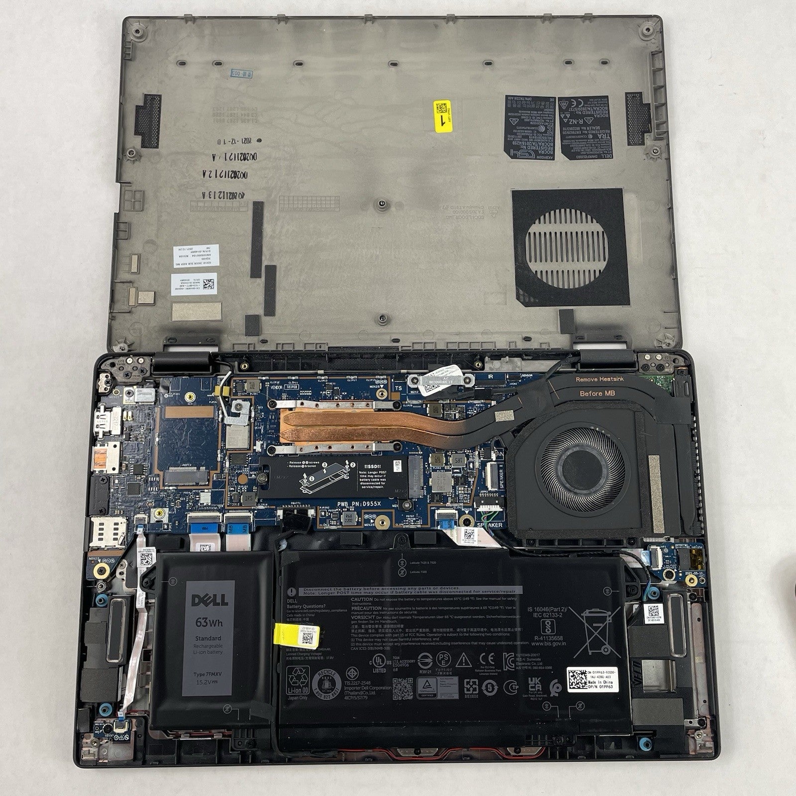 Dell Latitude 7420 14" i7-1185G7 3.00 GHz 32 GB RAM No SSD/OS/AC - READ17