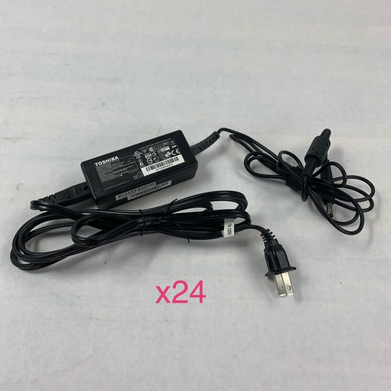 Lot of 24 Toshiba PA3743U-1ACA 30W 19V 1.58A AC Adapter
