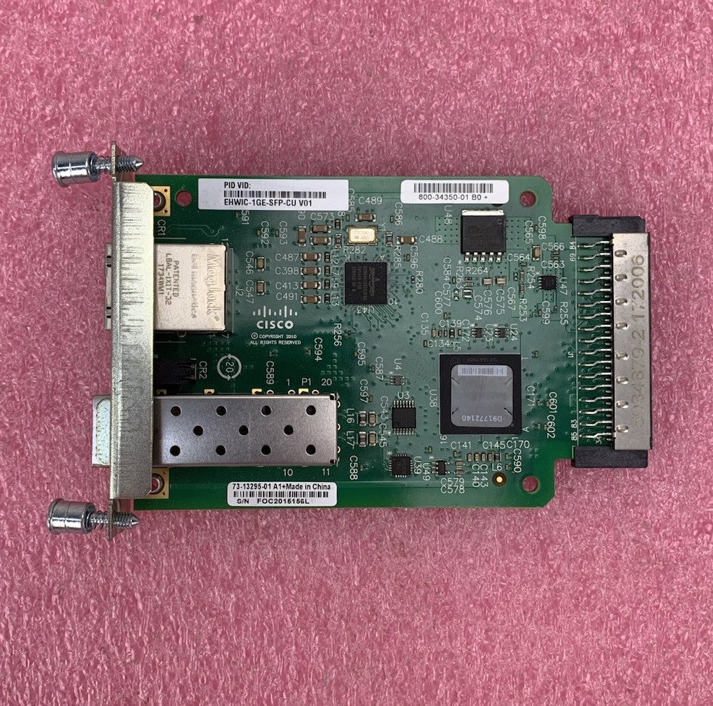 Cisco EHWIC-1GE-SPF-CU V01 Gigabit Ethernet High-Speed WAN Card5