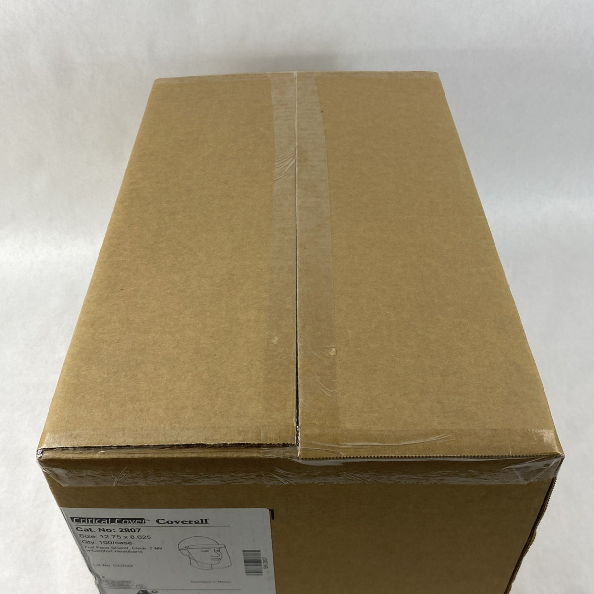Alpha Protech Critical Cover Coverall 2807 Full Face Shields Clear - Case of 1003