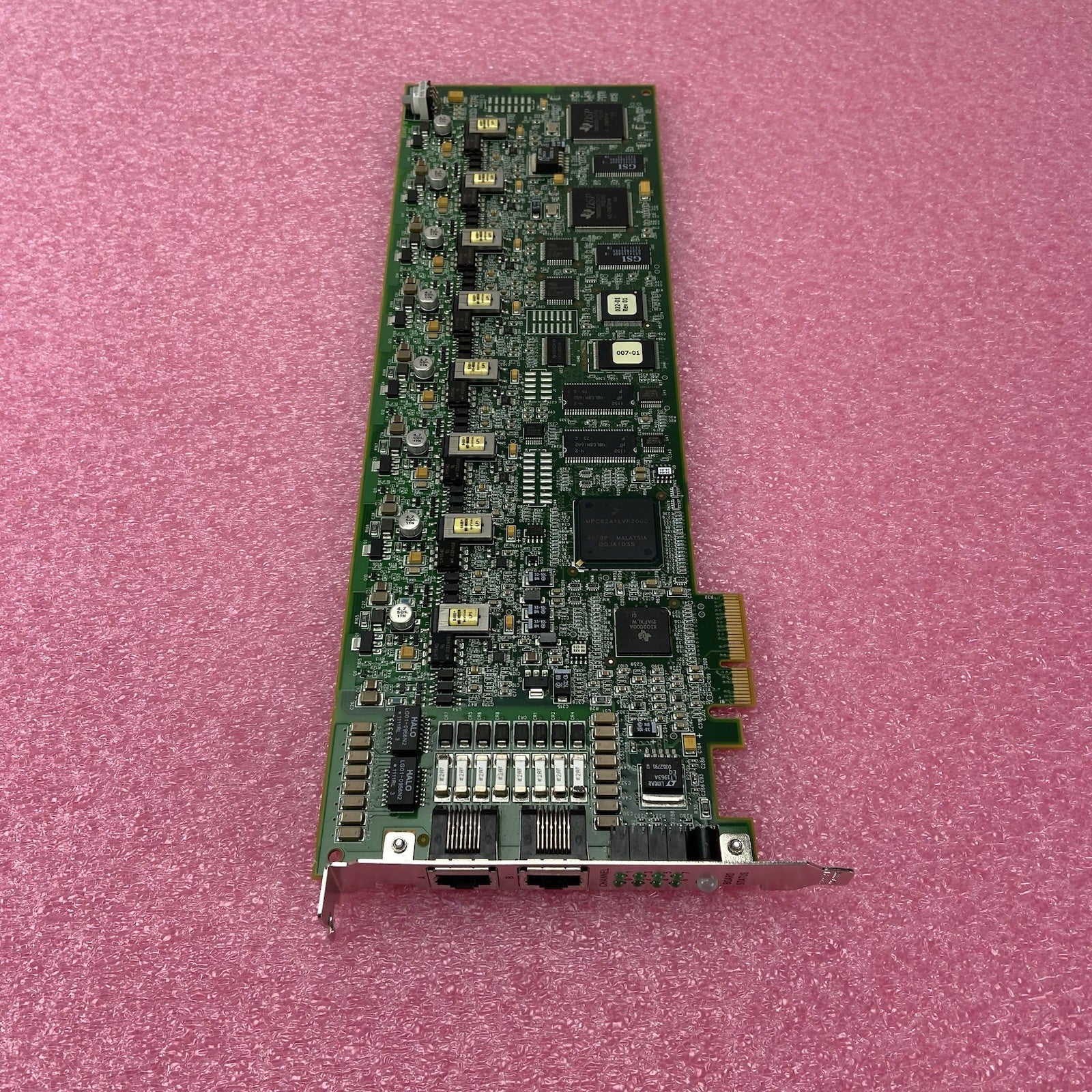 Canta Tech Brooktrout Telepermit TR1034+E8-8L PCIe Fax Board3