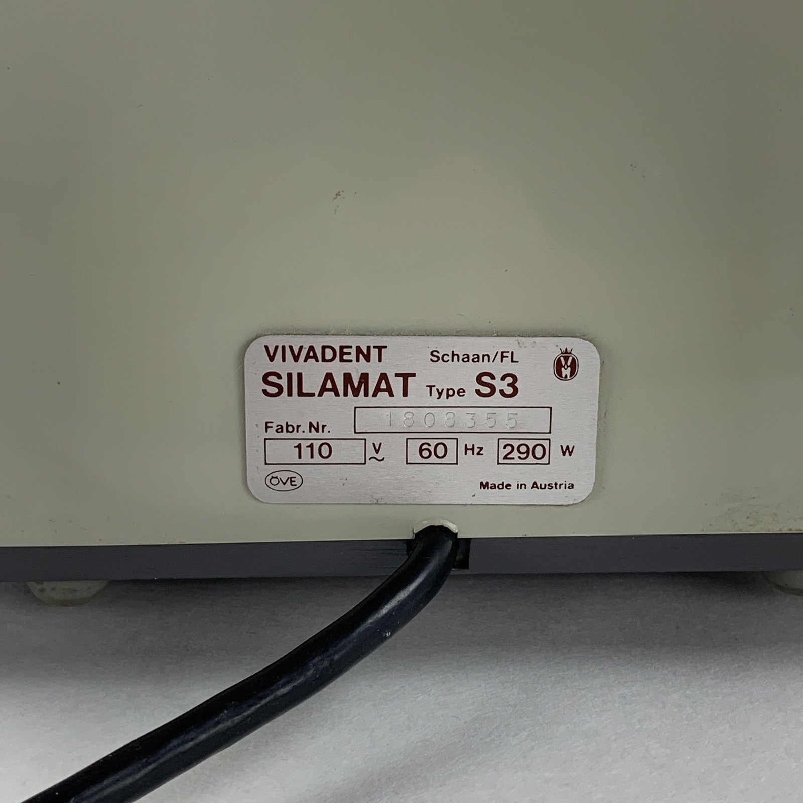 Vivadent Silamat S3 Dental Amalgamator Capsule Mixer Power Tested