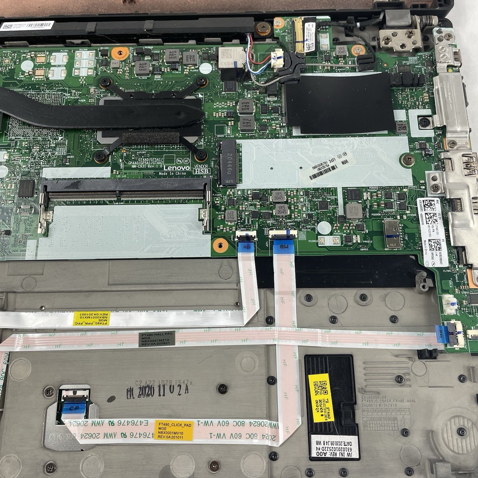 Lenovo ThinkPad T14 Gen 1 14" i5-10310U 1.7 GHz 8GB RAM No SSD/OS/AC/Batt - READ19