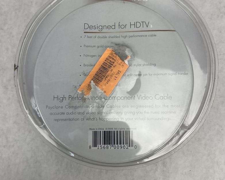 Psyclone Competition Grade High Performance Component Video Cable for HDTV Good