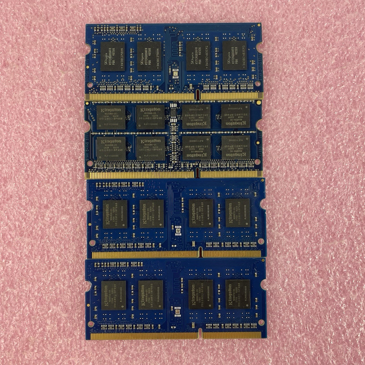 Kingston 4GB DDR3L-1600 PC3L-12800S SODIMM Laptop RAM Mixed P/N Lot of 42