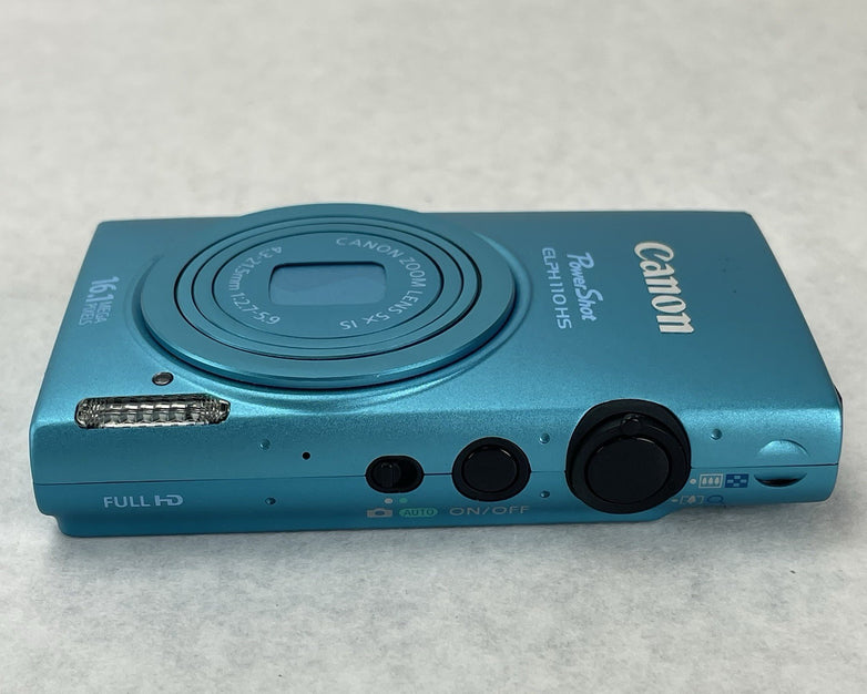 Canon PC1733 ELPH 110 HS 16.1MP Full HD Camera Blue No Memory Tested Reset