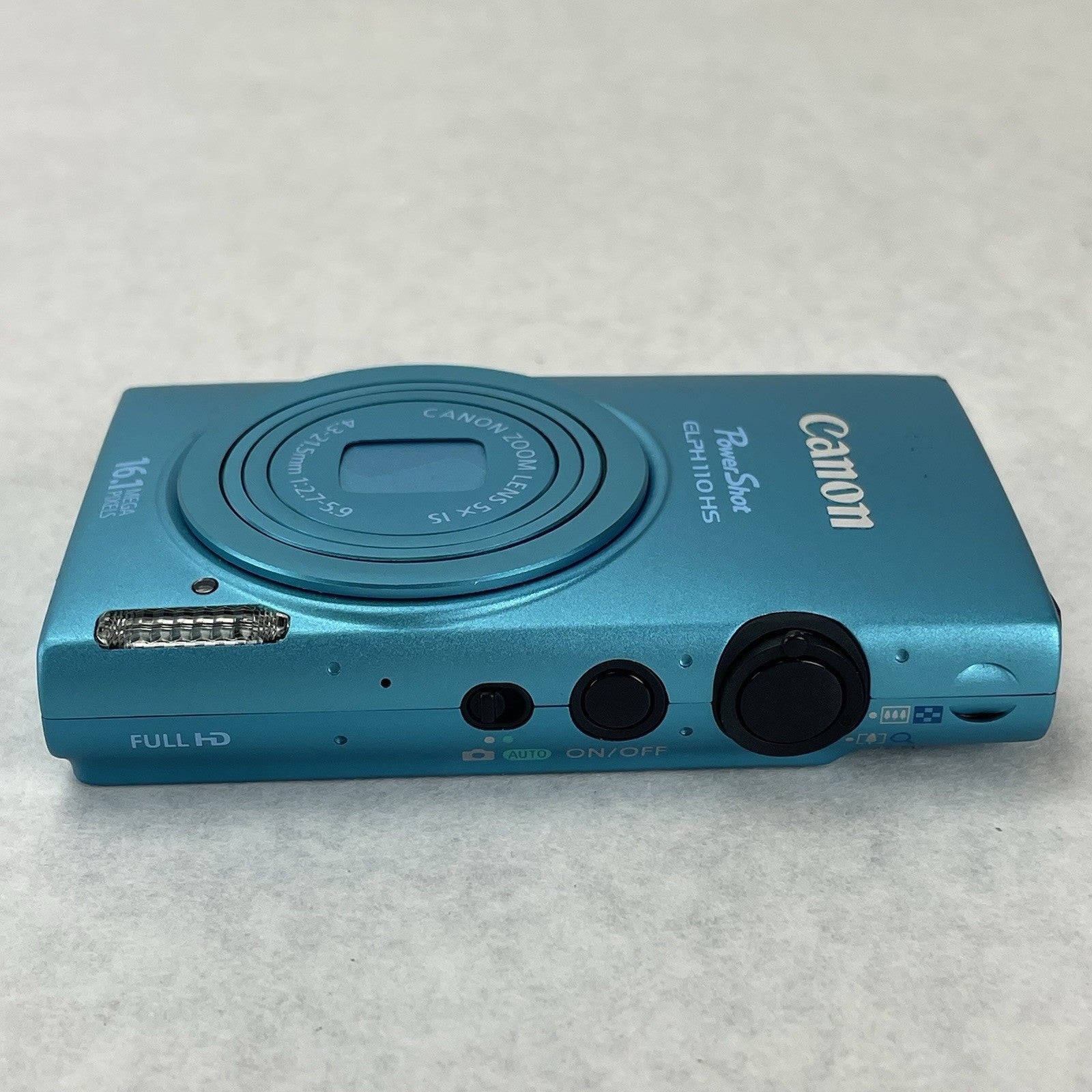 Canon PC1733 ELPH 110 HS 16.1MP Full HD Camera Blue No Memory Tested Reset5