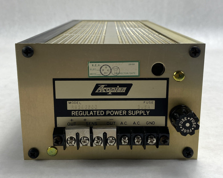 Acopian RB24G500 24VDC 5A Power Supply - Tested