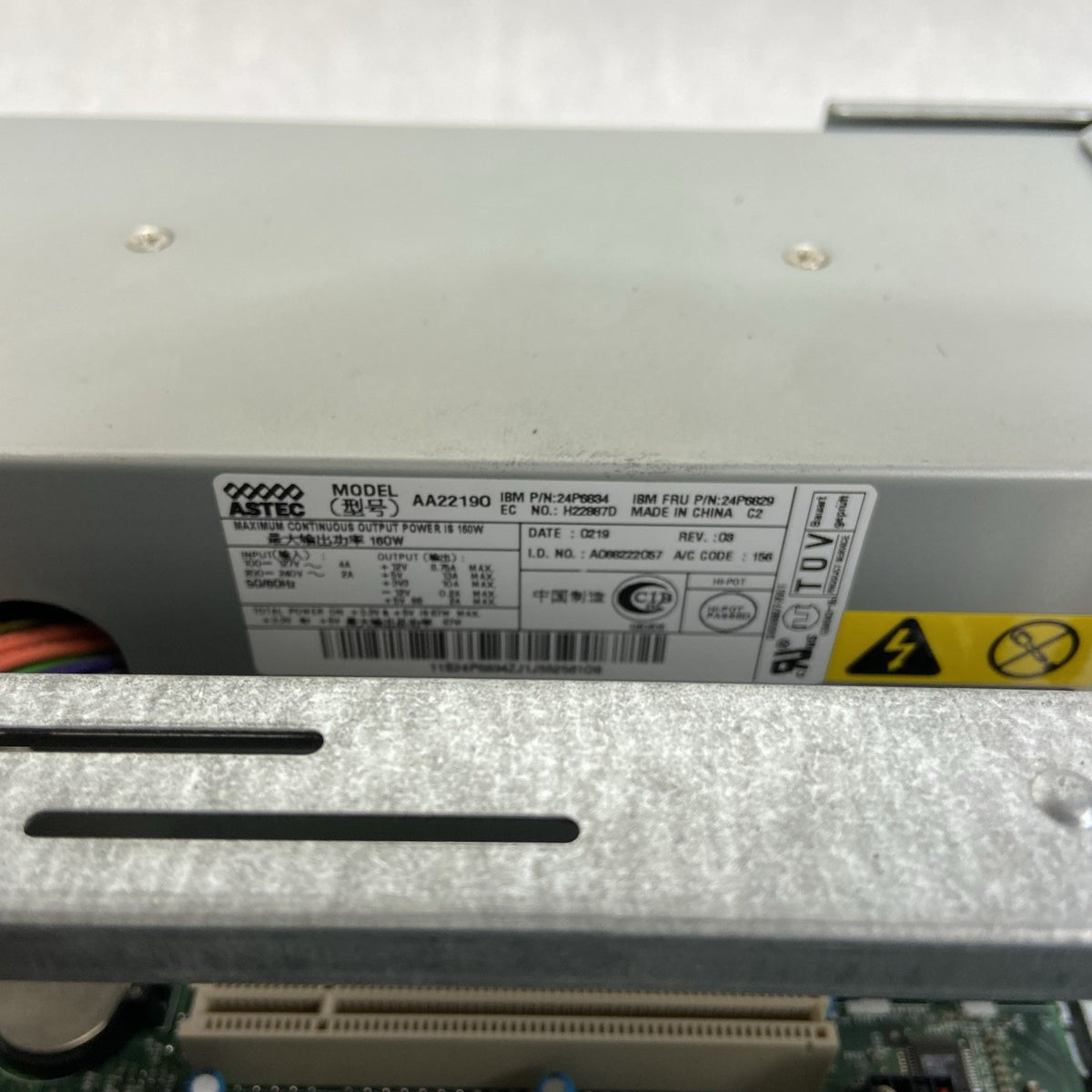 IBM NetVista 6790 11U DT Intel Pentium 4 1.6GHz 512MB RAM No HDD No OS 2000 COA12