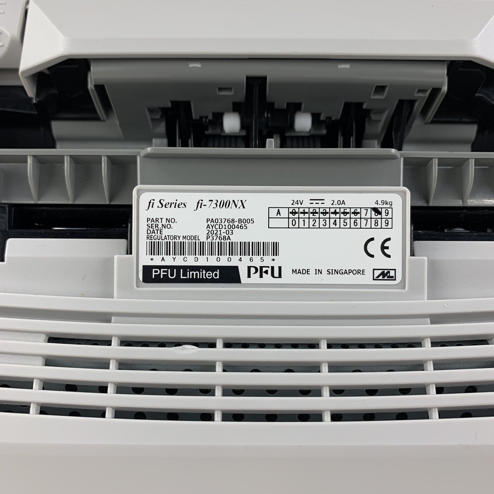 Fujitsu fi-7300NX Network Color Duplex Document Scanner No AC No Document Feeder