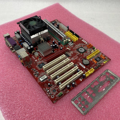 MSI 6702 Motherboard AMD Athlon 64 3400t 2.4GHz 1GB RAM w/ Shield